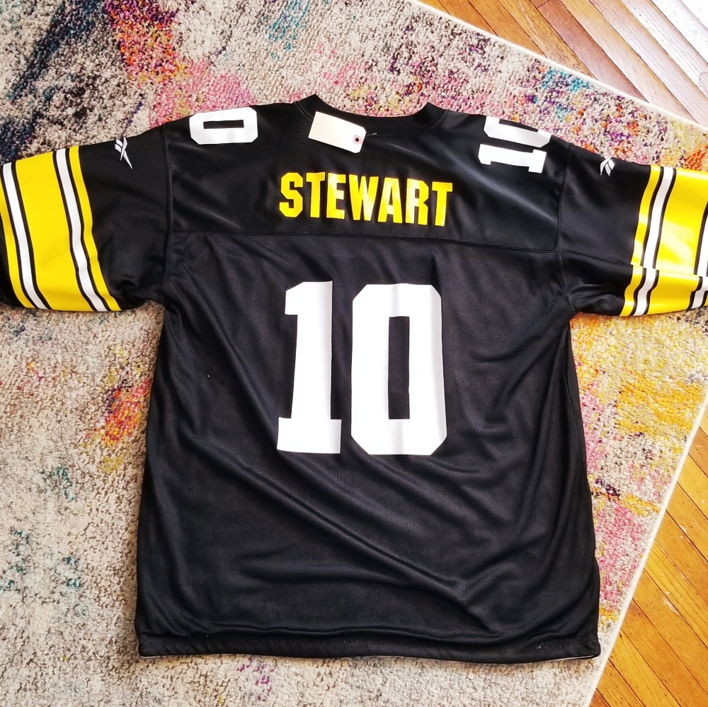 Vintage 90s K. Stewart Reversible Jersey Steelers